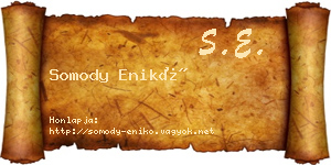 Somody Enikő névjegykártya